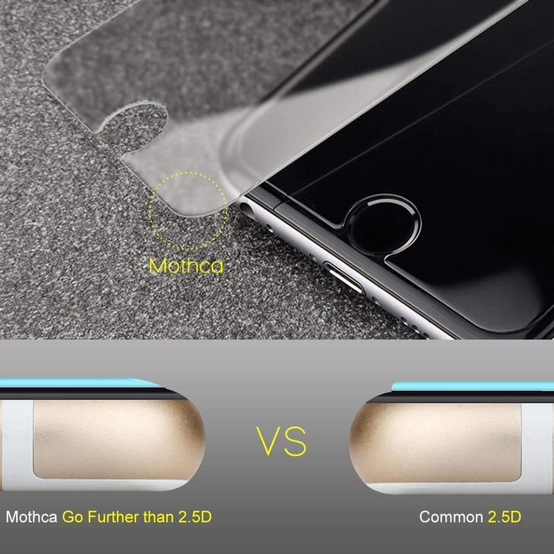 Mothca Matte Glass Screen Protector for iPhone SE 2020/2022 Anti-Glare & Anti-Fingerprint 9H HD Clear Tempered Glass Film for iPhone SE 2nd/3rd Generation Smooth as Silk - Image 2